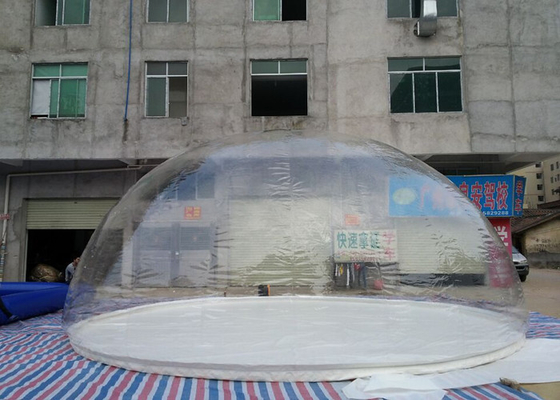 중국 주문 로고는 8m Dia 광고를 위한 팽창식 투명한 거품 천막을 인쇄했습니다 협력 업체