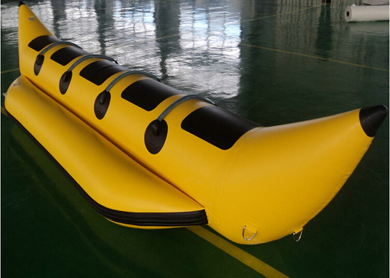 중국 0.9mm PVC 물 게임을 위한 팽창식 비행거리 물고기 바나나 보트를 방수 처리하십시오 협력 업체