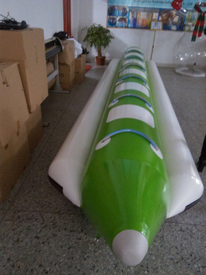 중국 물 게임 1개의 관 팽창식 바나나 보트 비행 물고기 배 협력 업체