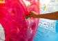 인간적인 물 거품 팽창식 롤러 공 1.0 mm TPU 재미 팽창식 수영장은 가지고 놀 협력 업체