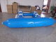 녹색 파랑 0.9mm PVC 수중 스포츠 바나나 보트 4m * 3m/3m*2.3 M 협력 업체