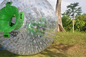 팽창식 Zorb 공, 팽창식 인간적인 햄스터 공이 TPU에 의하여 점 잔디를 위한 3.0m x 2.0m Dia 녹색이 됩니다 협력 업체