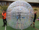 팽창식 Zorb 공, 팽창식 인간적인 햄스터 공이 TPU에 의하여 점 잔디를 위한 3.0m x 2.0m Dia 녹색이 됩니다 협력 업체